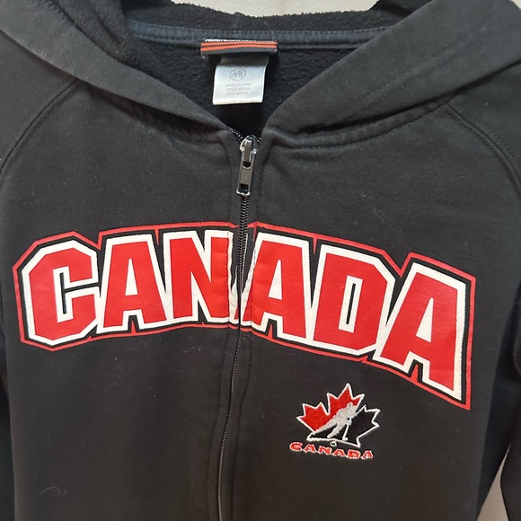 TEAM CANADA | Youth Zip Up Hoodie - Picture 2 of 5